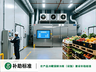 農產品冷藏保鮮冷庫（設施）建設的補助標準是什么？